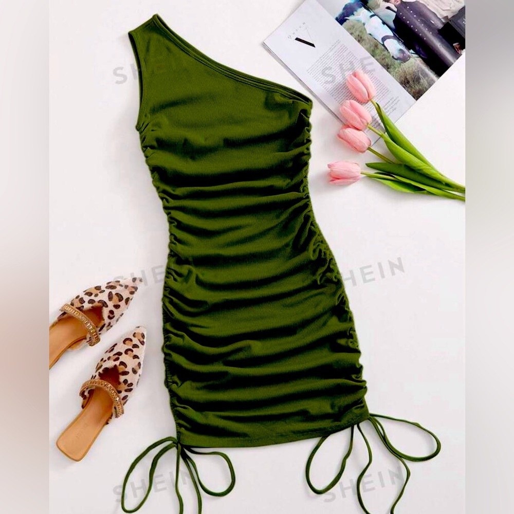 Olive Green Dress